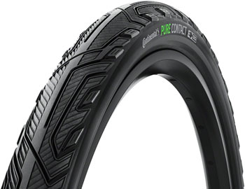 Continental Pure Contact Tire - 700 x 50, Clincher, Folding, Black/Graphite Reflex, Vectran / PolyX Breaker, E50 Black/Graphite Reflex EA Tires