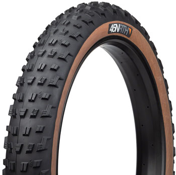 45NRTH Vanhelga Tire - 27.5 x 4, Tubeless, Folding, Tan, 60 TPI Black/Tan EA Tires