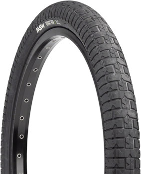 MSW Bunny Hop Tire - 20 x 2.0, Black, Folding Wire Bead, 33tpi Black EA Tires