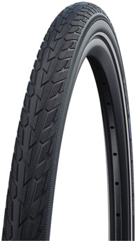 Schwalbe Road Cruiser Tire - 700 x 45, Clincher, Wire, Black, K-Guard, Green Black EA Tires