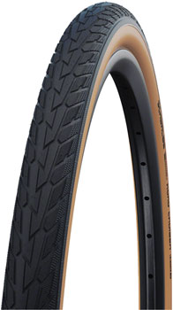 Schwalbe Road Cruiser Tire - 26 x 1.75, Clincher, Wire, Gumwall/Black, K-Guard, Green Gumwall/Black EA Tires