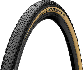 Continental Terra Speed Tire - 650b x 35, Tubeless, Folding, Black/Cream, BlackChili, ProTection, E25 Black/Cream EA Tires