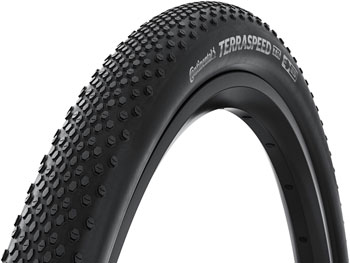 Continental Terra Speed Tire - 700 x 45, Tubeless, Folding, Black SL, BlackChili, ProTection, E25 Black SL EA Tires