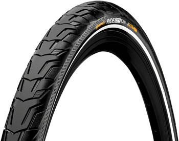 Continental Ride City Tire - 700 x 42, Clincher, Wire, Black/Reflex, ExtraPuncture Belt, E25 Black/Reflex EA Tires