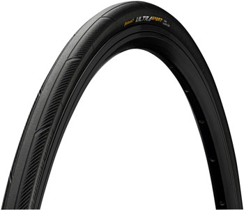 Continental Ultra Sport III Tire - 700 x 28, Clincher, Wire, Black, PureGrip, Performance, E25 Black EA Tires