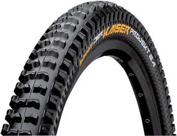 Continental Der Kaiser Projekt Tire - 27.5 x 2.40, Clincher, Wire, Black, ProTection, Apex Black EA Tires