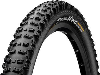 Continental Trail King Tire - 27.5 x 2.40, Tubeless, Folding, Black, ShieldWall System Black EA Tires