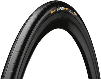 Continental Super Sport Plus Tire - 700 x 28, Clincher, Wire, Black, Plus Breaker Black EA Tires