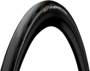 Continental Grand Sport Race Tire - 700 x 25, Clincher, Folding, Black, PureGrip, NyTech Breaker Black EA Tires
