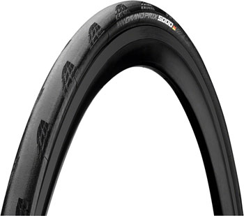 Continental Grand Prix 5000 Tire - 700 x 32, Clincher, Folding, Black, BlackChili, Vectran Breaker, LazerGrip, ACT Black EA Tires