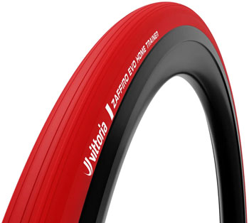 Vittoria Zaffiro EVO Home Trainer Tire - 700 x 23, Clincher, Folding, Red, 1C Red EA Trainer Tire