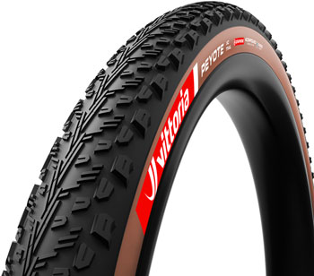Vittoria Peyote XC Trail Tire - 29 x 2.40, Tubeless, Folding, Black/Brown, 4C Graphene, G2.0, E-Bike Black/Brown EA Tires
