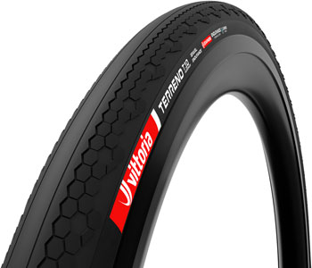 Vittoria Terreno T10 Hardpack Tire - 650 x 47, Tubeless, Folding, Black, Gravel Endurance, Graphene, G2.0, E-Bike Black EA Tires