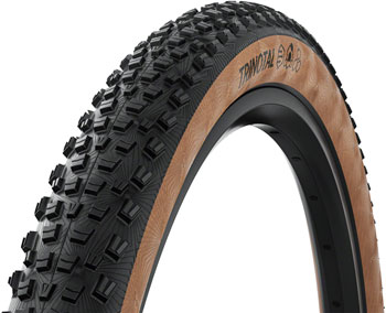 Continental Trinotal Tire - 29 x 2.40, Tubeless, Folding, Black/Transparent, Grip, Race Casing, E25 Black/Transparent EA Tires