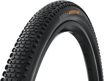 Continental Terra Adventure Tire - 700 x 50 / 29 x 2.00, Tubeless, Folding, Black, Grip, Trail Casing, E25 Black EA Tires