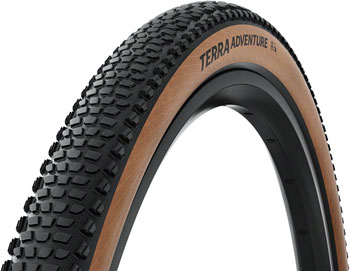 Continental Terra Adventure Tire - 700 x 50 / 29 x 2.00, Tubeless, Folding, Black/Transparent, Grip, Trail Casing, E25 Black/Transparent EA Tires