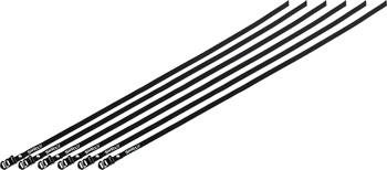 Surly Junk Strap 120cm Rack Strap: Black with Stainless Buckle~ 6-Pack Black EA Rack Strap, Tie, & Bungee