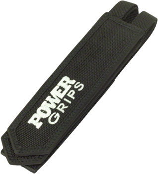 Power Grips Fat Straps Black/White EA Toe Clip & Strap