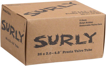 Surly Plus Fat Bike Tube - 26+, 26 x 3.0 - 4.8, Presta Valve EA Tubes
