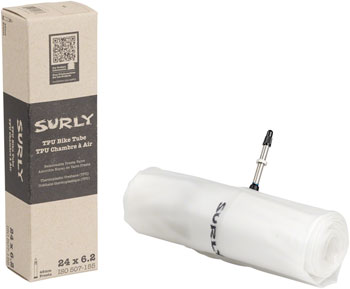 Surly TPU Tube - 24 x 6.2, 48mm Presta Valve PAA Tubes