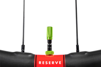 Reserve Wheels Reserve Fillmore Cap Kit - Green KIT Valve Cap