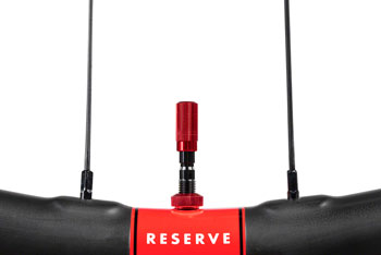 Reserve Wheels Reserve Fillmore Cap Kit - Red KIT Valve Cap