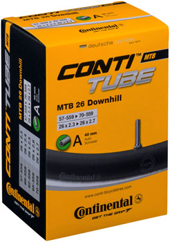 Continental Standard Tube - 26 x 2.5 - 2.7, 40mm Schrader Valve EA Tubes