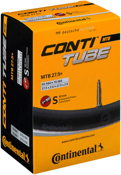 Continental Standard Tube - 27.5 x 2.6 - 2.8, 42mm Presta Valve EA Tubes