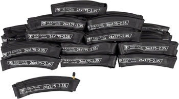 Teravail Bulk Tubes - 26 x 1.75-2.35, 48mm Schrader Valve, Box of 50 EA Tubes