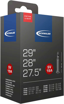 Schwalbe Extra Light Tube - 27.5 x 2.1 - 2.4, 40mm Presta Valve EA Tubes