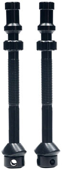 Stan's Tubeless Universal+ Valve Stems - Alloy, Extra Tall, 45mm, Black, Pair EA Tubeless Valves