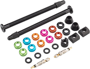 Orange Seal Versa Valve Tubeless Valve Stem, 80mm, Pair EA Tubeless Valves