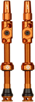 Muc-Off Big Bore Lite Tubeless Valve Stems - Large, 45mm, -Orange EA Tubeless Valves