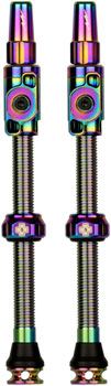 Muc-Off Big Bore Lite Tubeless Valve Stems - 2XLarge, 70mm, Iridescent EA Tubeless Valves