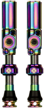 Muc-Off Big Bore Hyrid Tubeless Valve Stems - Small, 30mm, Iridescent EA Tubeless Valves
