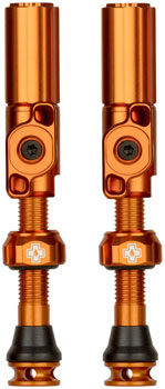 Muc-Off Big Bore Hyrid Tubeless Valve Stems - Small, 30mm, Orange EA Tubeless Valves