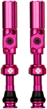 Muc-Off Big Bore Hyrid Tubeless Valve Stems - Medium, 35mm, Pink EA Tubeless Valves
