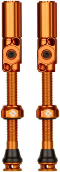 Muc-Off Big Bore Hyrid Tubeless Valve Stems - Large, 45mm, Orange EA Tubeless Valves