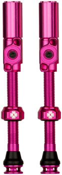 Muc-Off Big Bore Hyrid Tubeless Valve Stems - Large, 45mm, Pink EA Tubeless Valves