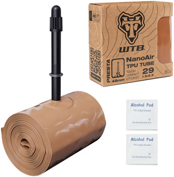 WTB NanoAir TPU Tube - 29 x 1.9 - 2.5, 48mm Presta Valve EA Tubes