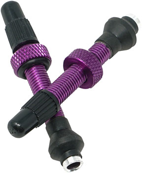 Industry Nine Tubeless Valves - 40mm, Purple, Pair EA Tubeless Valves