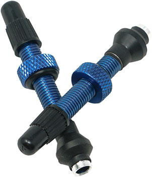 Industry Nine Tubeless Valves - 40mm, Blue, Pair EA Tubeless Valves