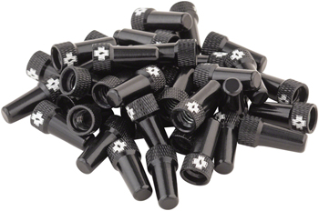 Muc-Off Tubeless Valve Box Refill - Black Cap, Pack of 40 PAK Valve Cap