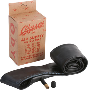 Odyssey Air Supply Tube - 20 x 2.1 - 2.45, Schrader Valve EA Tubes