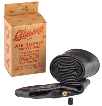 Odyssey Air Supply Tube - 24 x 1.9 - 2.2, Schrader Valve EA Tubes