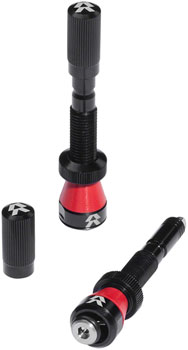 Reserve Wheels Reserve Fillmore Tubeless Valves - 50mm, Black, Pair PAA Tubeless Valves