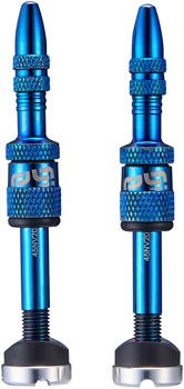 e*thirteen Quick Fill Plasma Tubeless Valve - Aluminum, 16 - 24mm, Intergalactic, Pair PAA Tubeless Valves