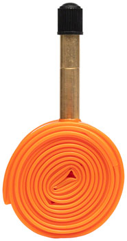 tubolito Tubo BMX Tube - 22/24 x 1.5-2.5", 40mm Schrader Valve, Orange EA Tubes