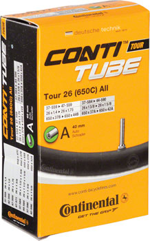 Continental Standard Tube - 26 x 1.4 - 1.75, 40mm Schrader Valve EA Tubes