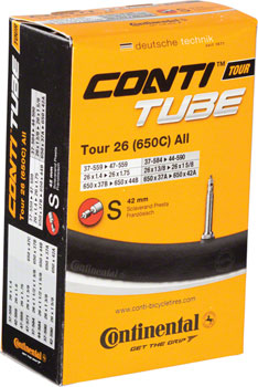 Continental Standard Tube - 26 x 1.4 - 1.75, 42mm Presta Valve EA Tubes